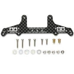 タミヤ模型 スーパー᙭シャーシカーボンマルチステー12個セットです