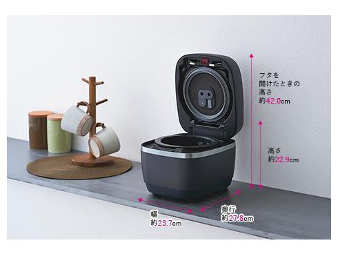 ヨドバシ.com - タイガー TIGER 土鍋圧力IHジャー炊飯器 炊きたて ご泡