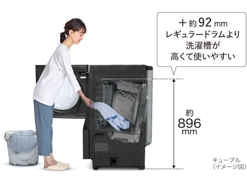 ヨドバシ.com - パナソニック Panasonic ドラム式洗濯乾燥機 Cuble
