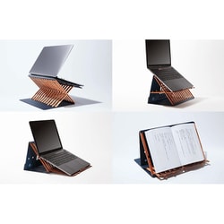 ヨドバシ.com - 演造 木製 折りたたみ式 ノートパソコンスタンド兼書見