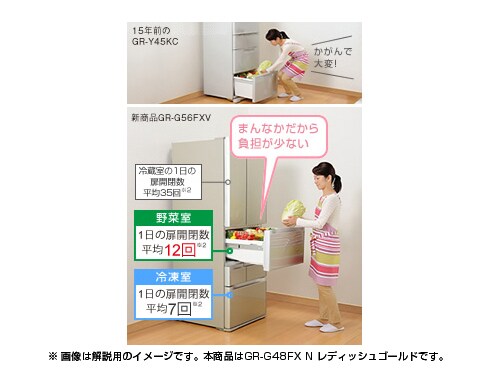 ヨドバシ.com - 東芝 TOSHIBA VEGETA(ベジータ) 冷凍冷蔵庫 (481L