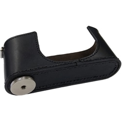 バルナックライカ用スナップホルダー ハンドメイド本革製 黒