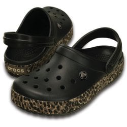 ヨドバシ.com - crocs クロックス Crocband Leopard Clog black M8W10