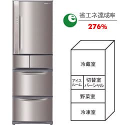 ヨドバシ.com - パナソニック ナショナル 冷蔵庫（405L 右開き）NR