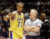 スポーツ NBA COURTCOLLECTION DENNIS RODMAN LAKERS Los Angeles Lakers #73 Dennis Rodman Basketball Jersey Men's SZ: L