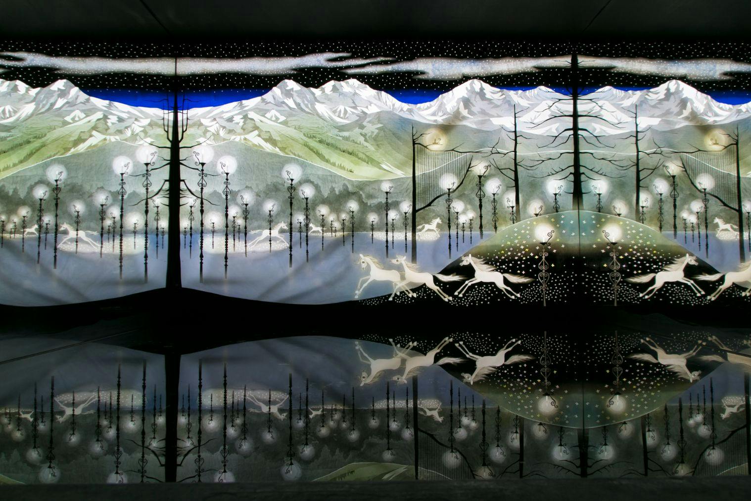 世界の影絵・きり絵・ガラス・オルゴール美術館 入館チケット