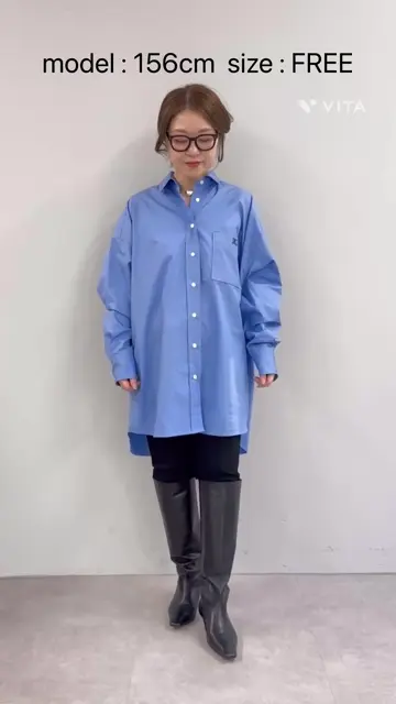 ロゴシシュウオーバーシャツ | Whim Gazette(ウィム ガゼット