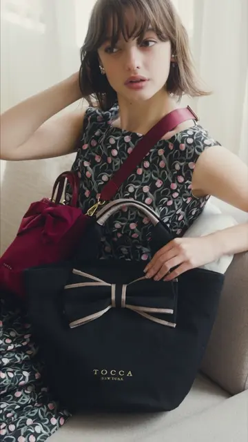 泉里香さん着用】RIBBON KNOT NYLON MULTI BAG ナイロンマルチバッグ