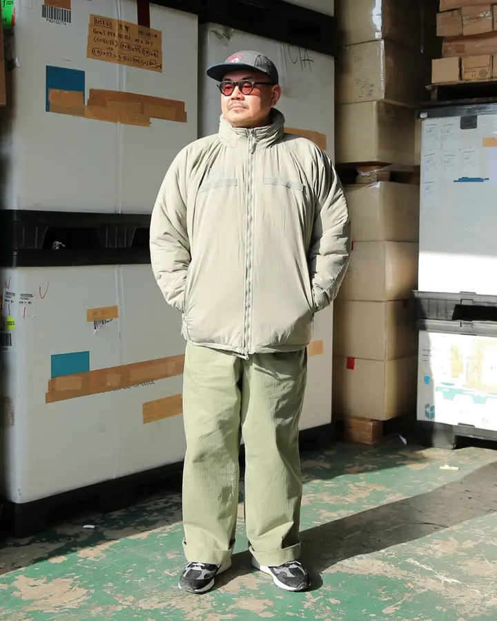 実物 USED 米軍 ECWCS Gen III Level 7 ジャケット URBAN GREY