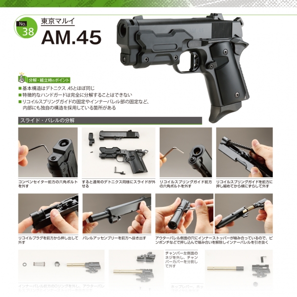 人気のハンドガン6種追加! トイガン解体新書分冊化第4弾配信開始