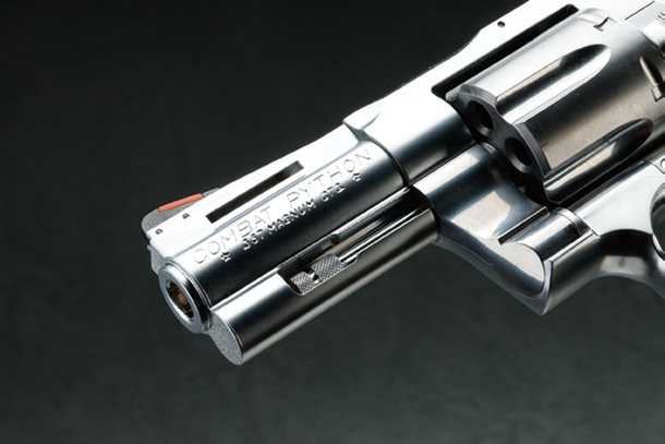 希少な3インチステンレスモデルを再現「タナカ コルトパイソン.357
