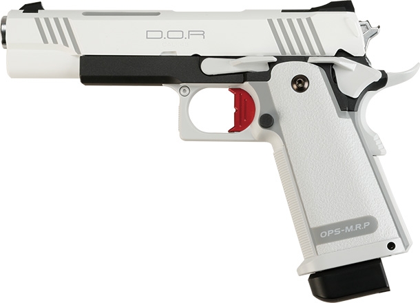 白が基調のカスタムガバメント「東京マルイ ハイキャパホワイトD.O.R