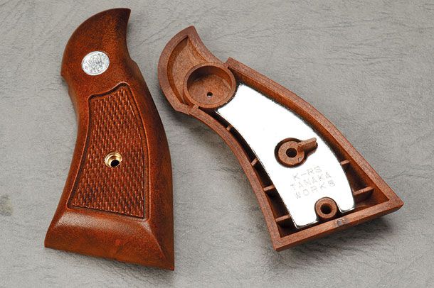 タナカ「S&W M10ミリタリー＆ポリス 4インチ ニッケルフィニッシュ Ver