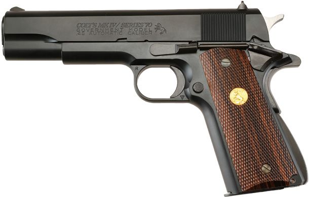 ガバメントの王者を輝けるガンブラックで!!「コルトMkⅣシリーズ70