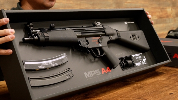 実射動画】東京マルイ 次世代電動ガン MP5シリーズにMP5A4が登場!!「次