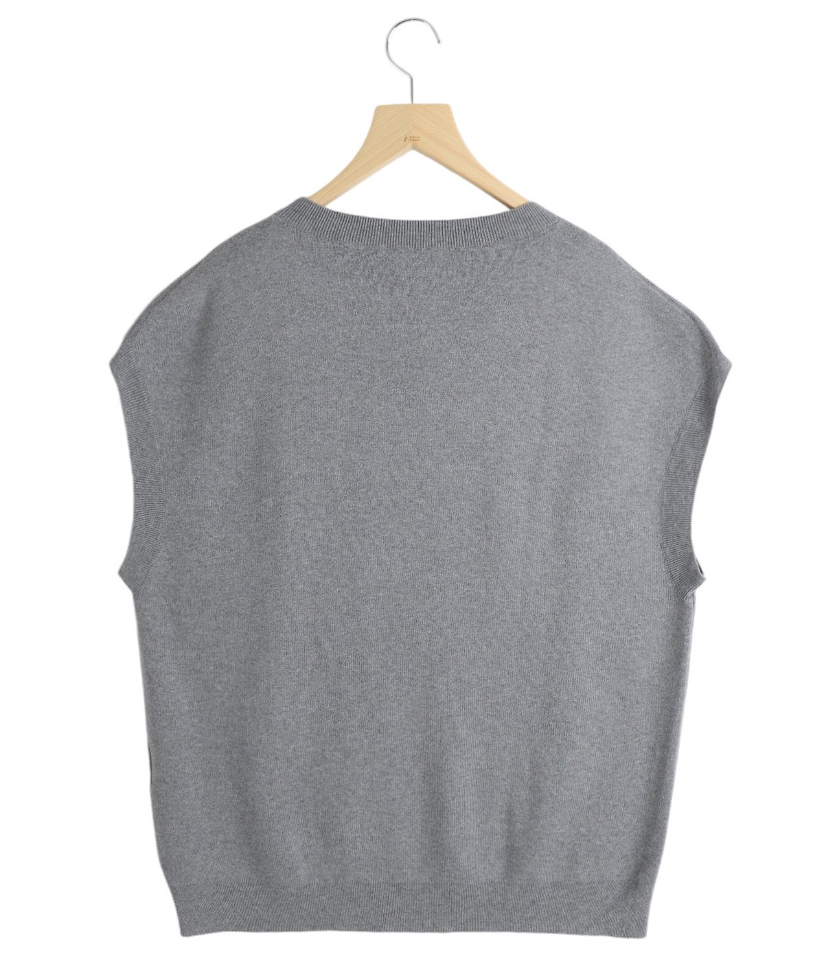 コットンカシミヤ クルーネックベスト | CABaN(キャバン) / トップス