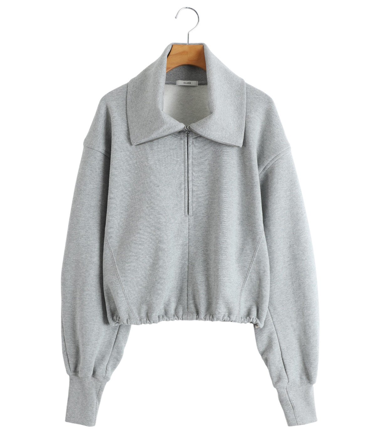 レディース】HALF ZIP SHORT TOPS | CLANE(クラネ) / トップス