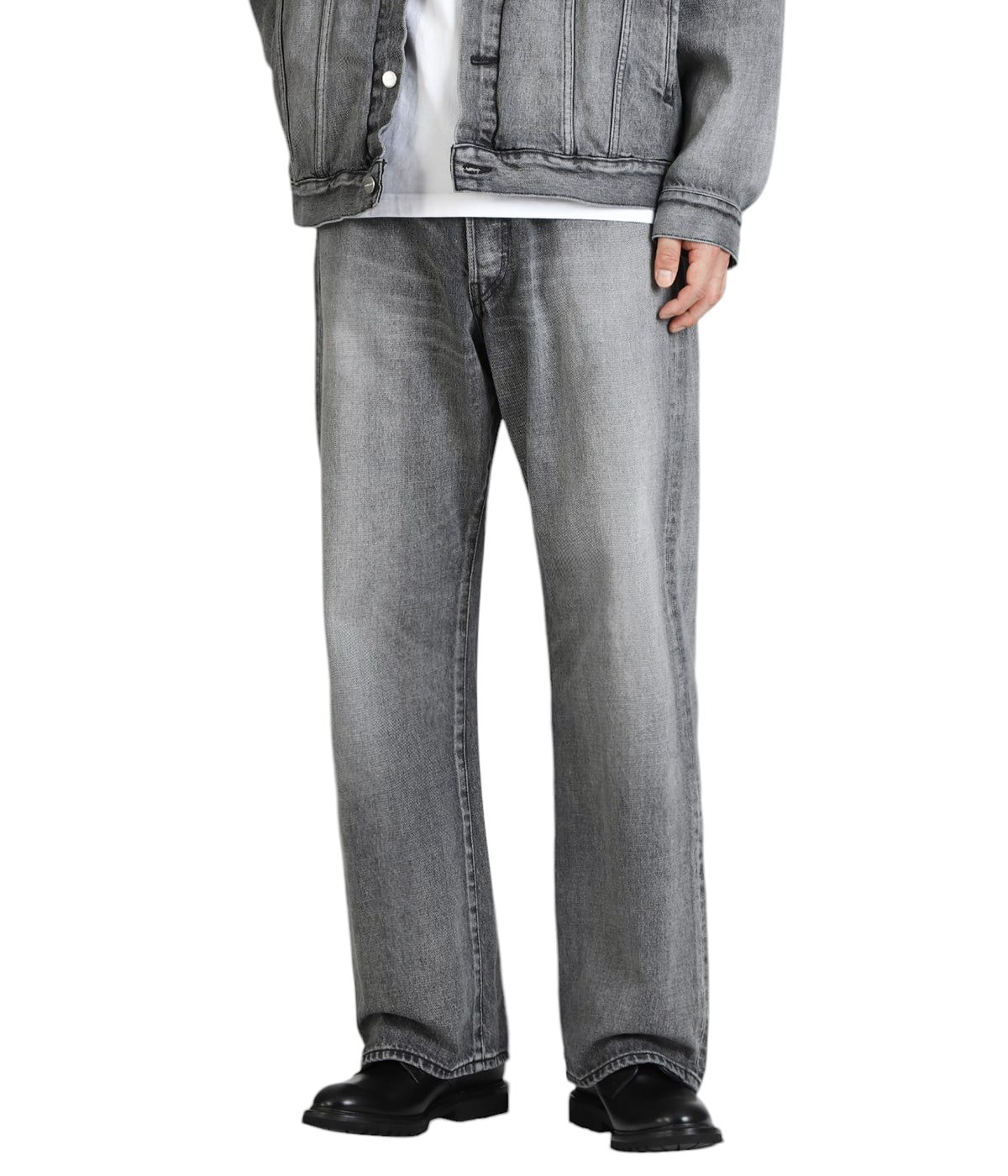 Selvage Denim Five Pocket Wide Straight Pants | Graphpaper(グラフ