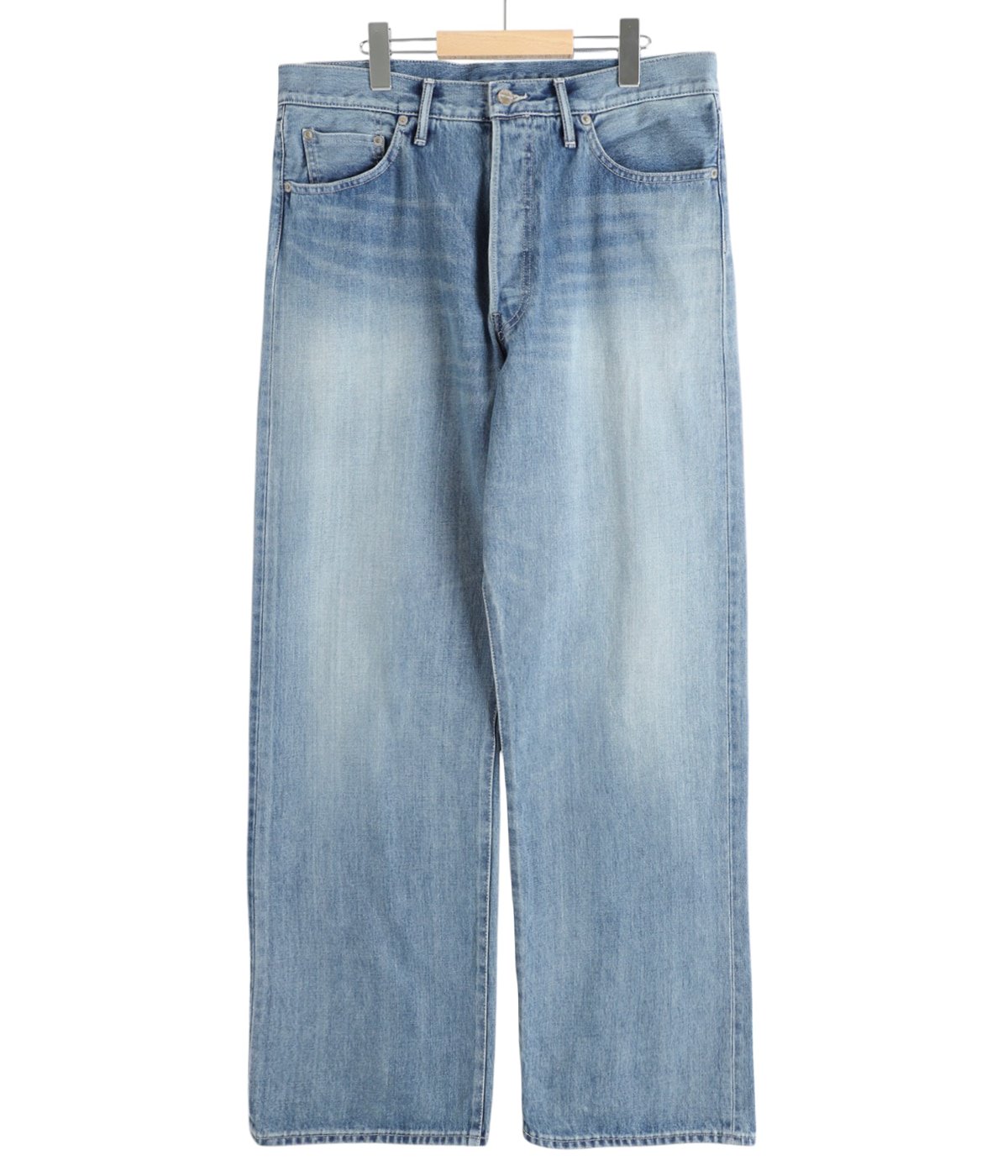 Selvage Denim Five Pocket Wide Straight Pants | Graphpaper(グラフ