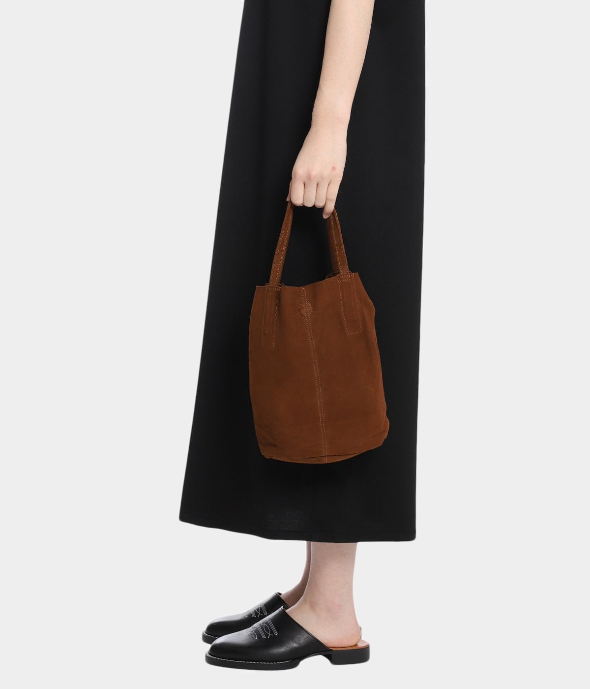 2WAY SMALL TOTE（LONG）- O BROWN - | Morphee(モルフェ) / バッグ