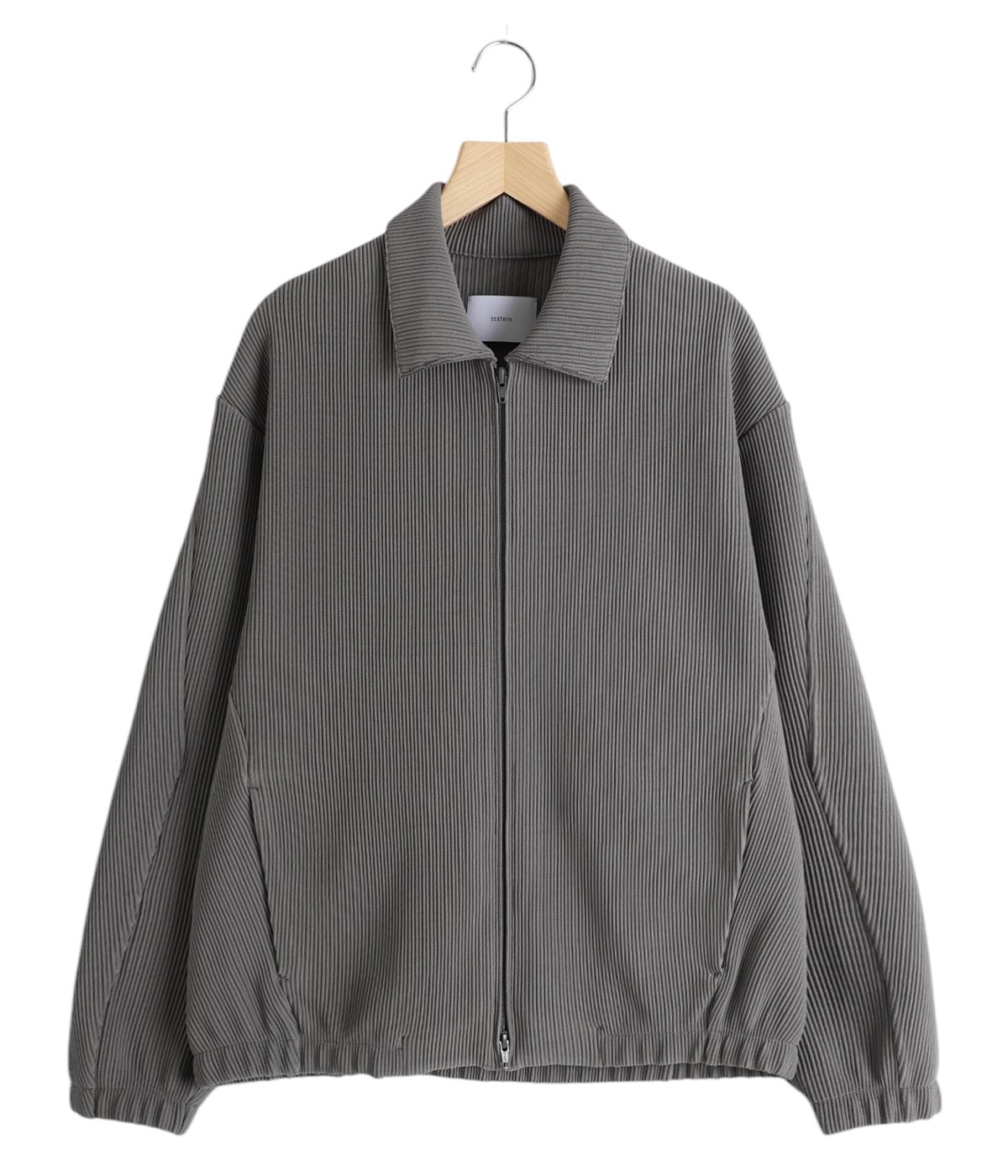 GRADATION PLEATS TWIST SLEEVE ZIP JACKET | ssstein(シュタイン