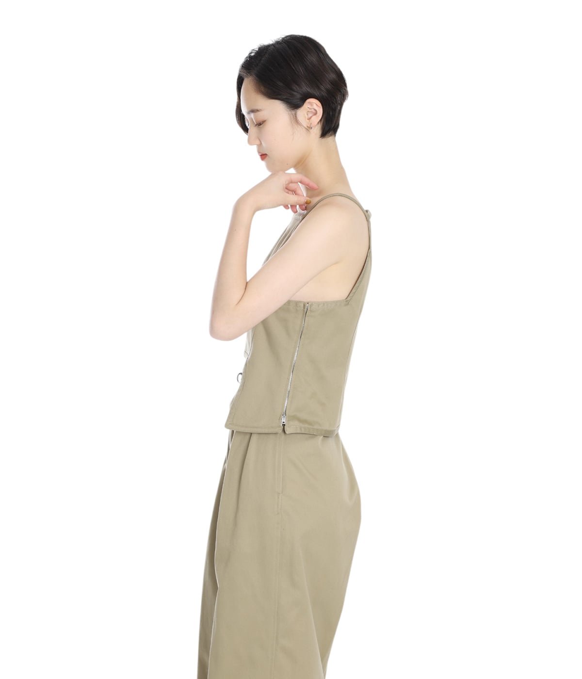 レディース】UNIFORM WEAPON SQUARE-NECK TOP | FUMIKA_UCHIDA(フミカ