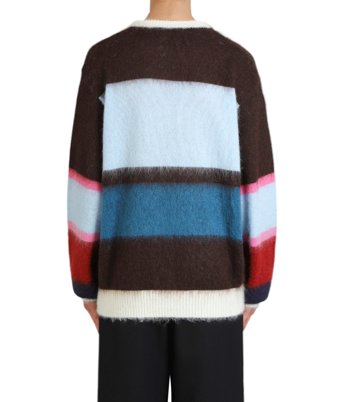 MOHAIR BORDER SWEATER - KEITA MARUYAMA 30TH ANNIV. EXCLUSIVE