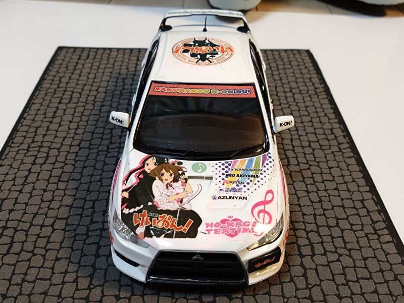 痛車#23》三菱ランサーエボリューションX【けいおん！】 | てぃーだ