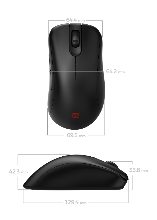 ZOWIE EC2-DW | 4K Wireless Gaming Mouse for Esports Professionals