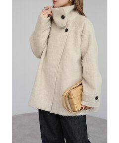 BONJOUR SAGAN公式オンラインストア / シャギーミドル丈スタンドカラー