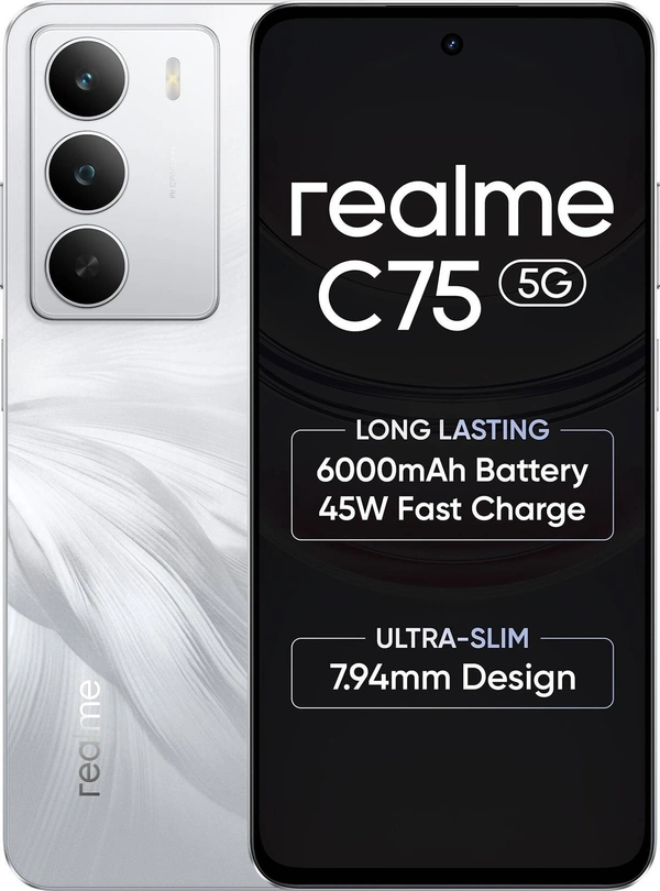 Realme C75 5G (Purple Blossom, 128 GB) (4 GB RAM)