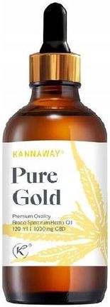 Olej konopny CBD 120ml Kannaway Pure Gold 1000mg Cannabis - Opinie