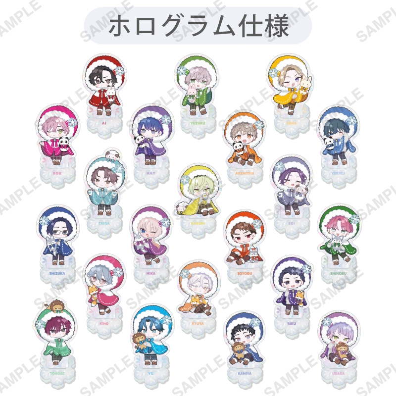 トレーディングホログラムアクリルスタンド「Fluffy Winter