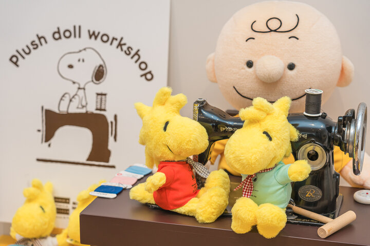 スヌーピーウッドストックぬいぐるみ2個セット スヌーピーとウッド