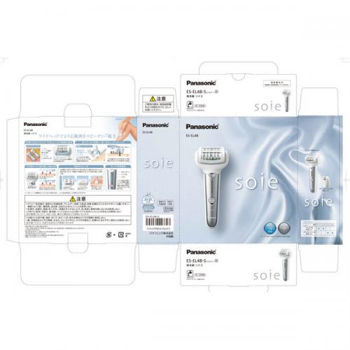 Panasonic Soie Epilator ES-EL4B-S, Cordless Wet/Dry, For Overseas