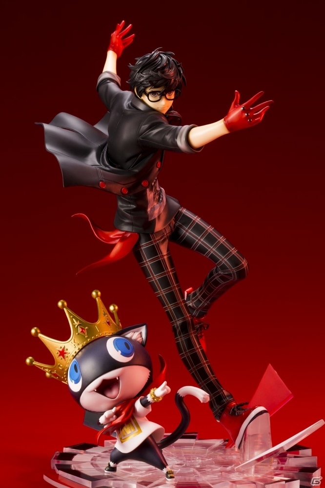 P5D」より“宴・ステージ衣装”を身に纏った「主人公」と「モルガナ」が