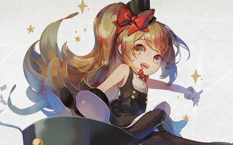 音楽リズムゲーム「DEEMO」のイラストを使用したキャラファイングラフ