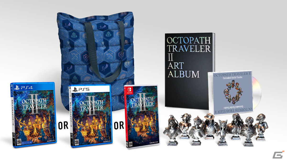 オクトパストラベラーII」PS5/PS4/Switch/Steamで2023年2月24日に発売
