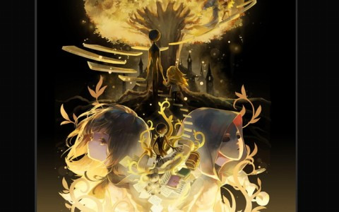 音楽リズムゲーム「DEEMO」のイラストを使用したキャラファイングラフ