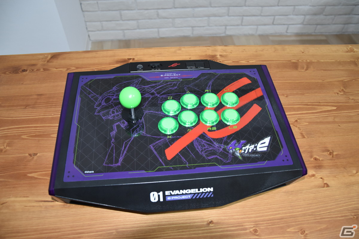 エヴァ初号機をイメージしたアケコンが新登場！三和パーツ、発光