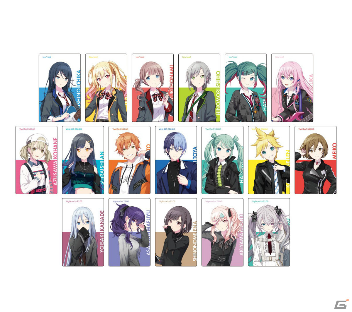 プロセカ」Brand New World ePick card seriesやブランケットなどの