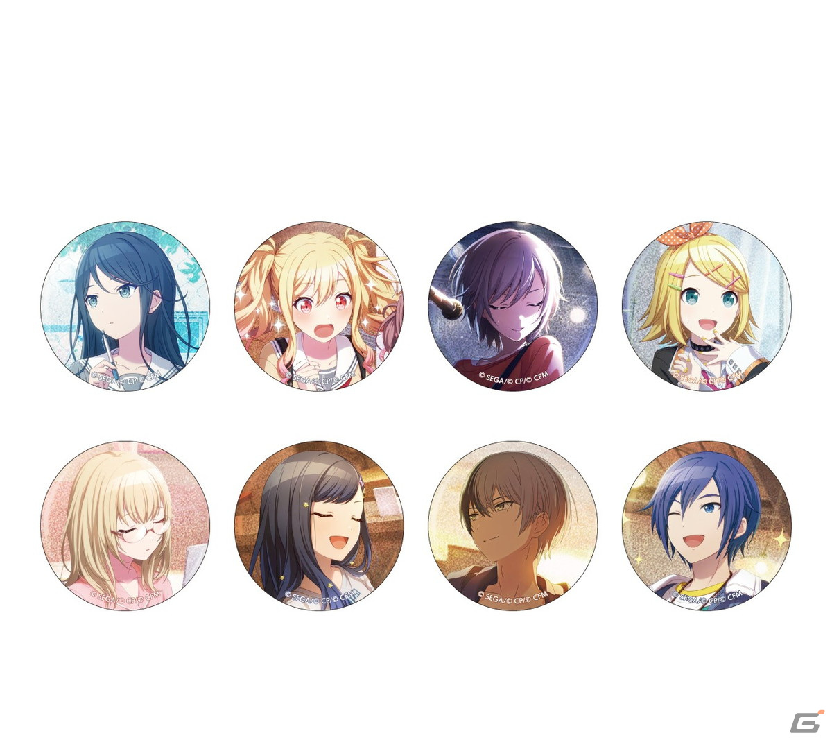 プロセカ」グリッター缶バッジ イベントイラストコレクション vol.23