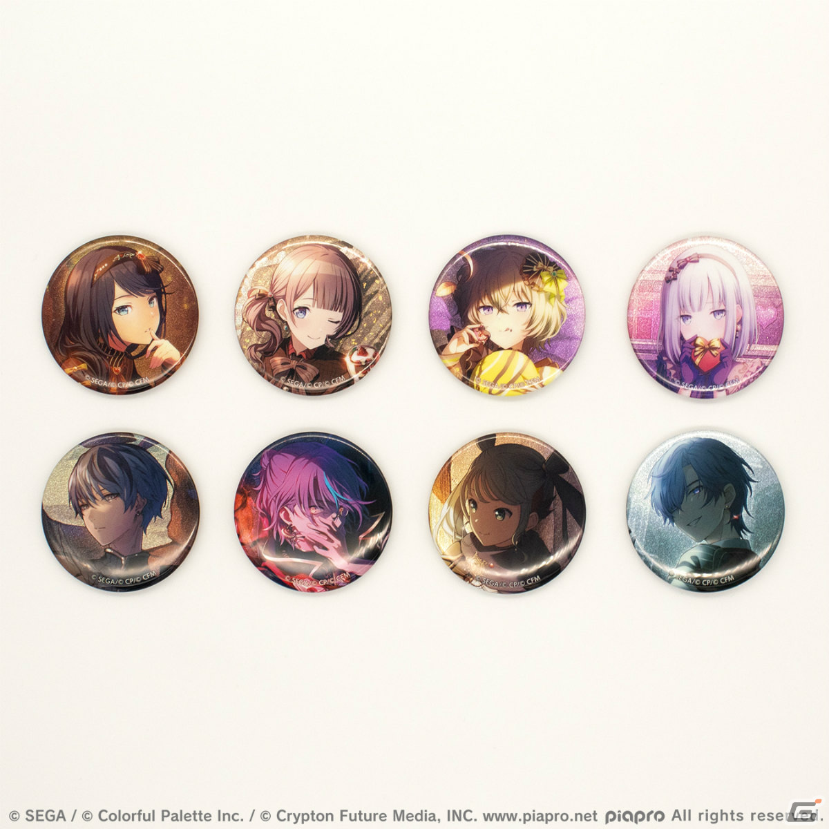 プロセカ」グリッター缶バッジ イベントイラストコレクション vol.27