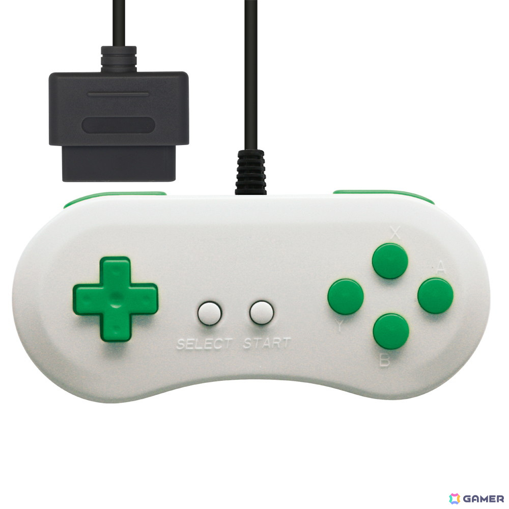 FC/SFC用ソフト互換機「レトロコンボ GREEN」とSFC互換機やSFC本体対応