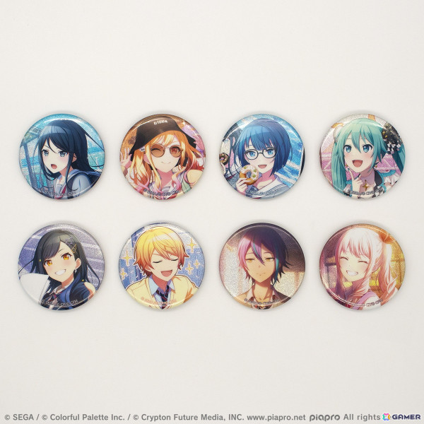 プロセカ」から「グリッター缶バッジ イベントイラストコレクション