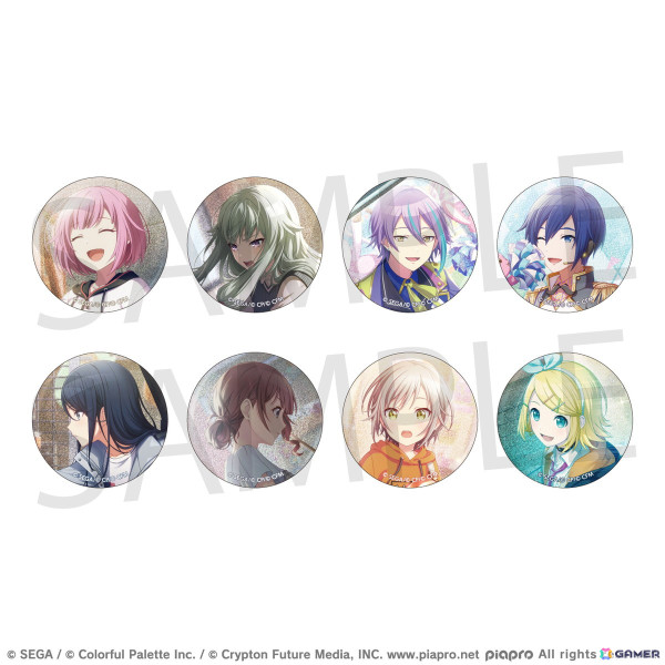 プロセカ」から「グリッター缶バッジ イベントイラストコレクション