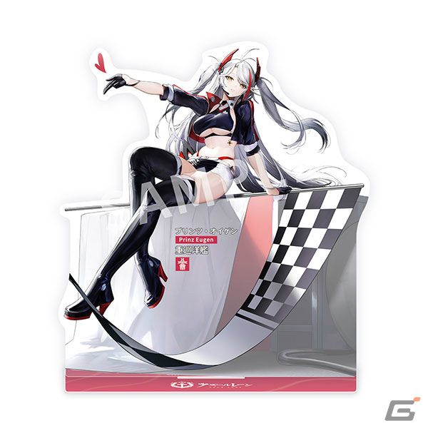 アズレン」プリンツ・オイゲンがスキン「ファイナル・ラップ」の姿で