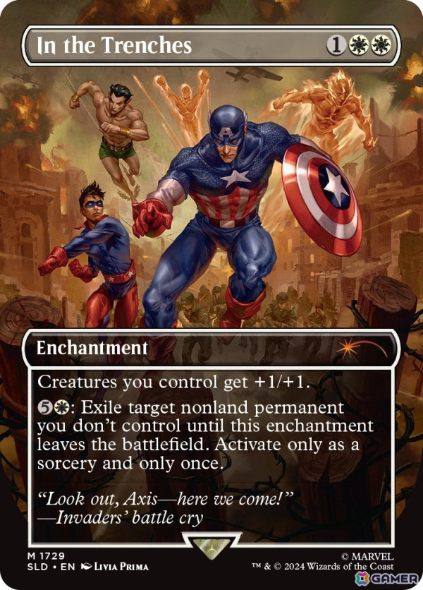 マジック：ザ・ギャザリング」にマーベルのキャプテン・アメリカや