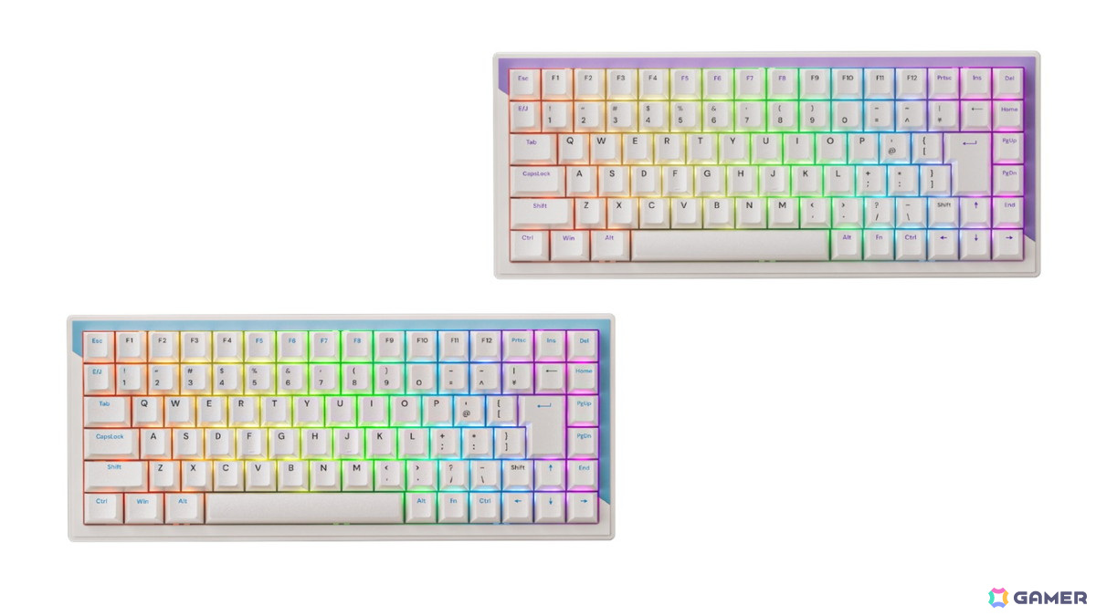 ラピッドトリガー機能を搭載した75%サイズ日本語配列ゲーミング