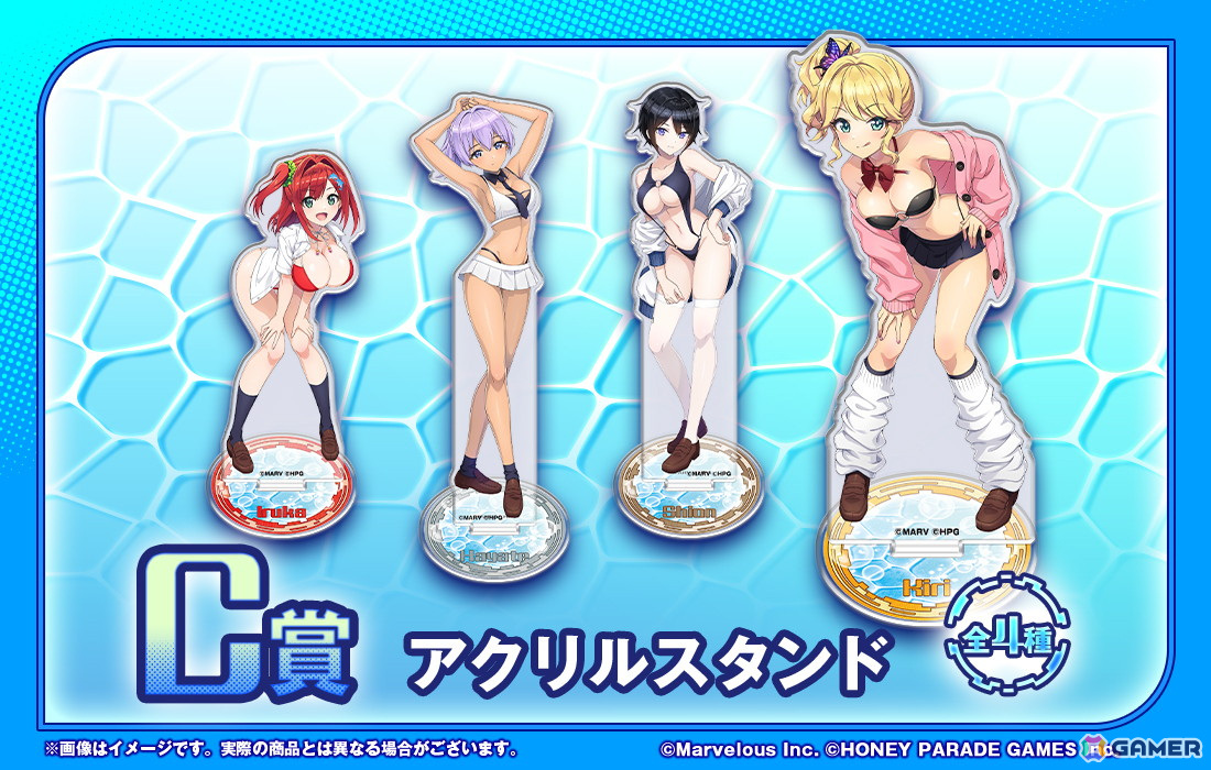 ドルフィンウェーブ」入華・颯・桐利・紫苑の描き下ろしイラストグッズ